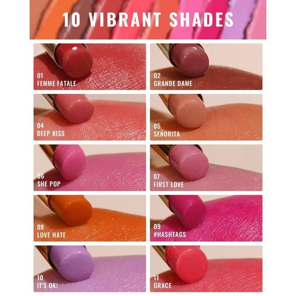 Women Juicy and Glossy Oulac 2 in 1 Lipstick and Lip Balm 0.07oz - Picture 7 of 8